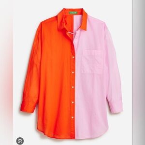 J.Crew Women’s Button Up Beach Shirt